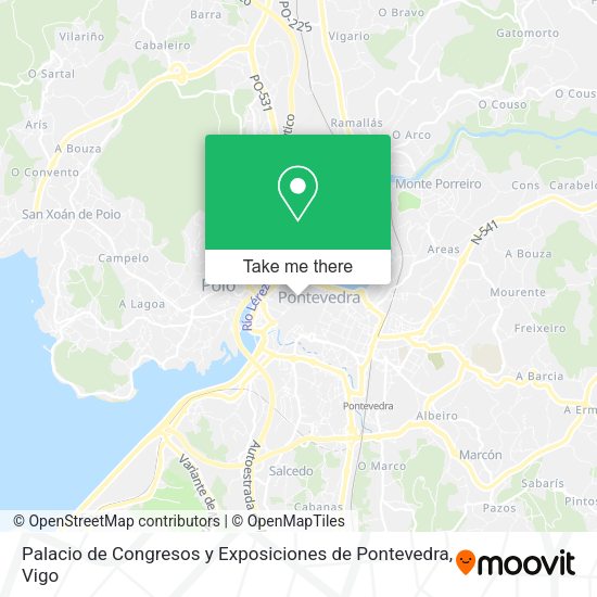 Palacio de Congresos y Exposiciones de Pontevedra map