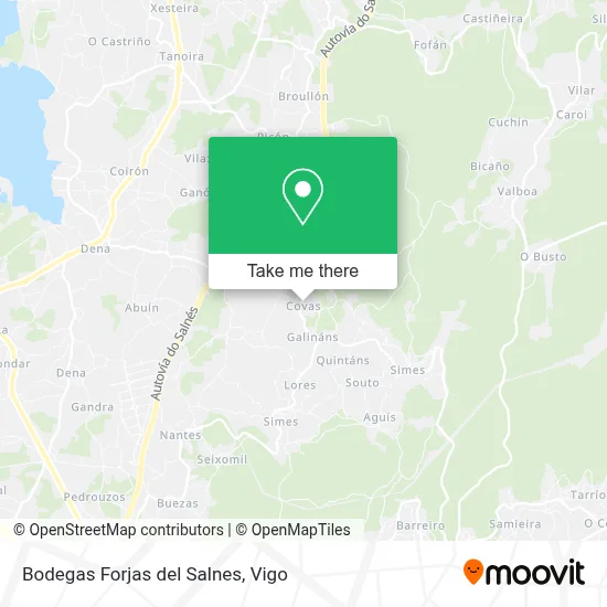Bodegas Forjas del Salnes map