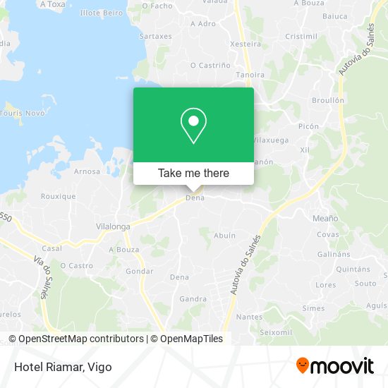Hotel Riamar map