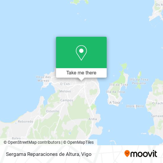 mapa Sergama Reparaciones de Altura