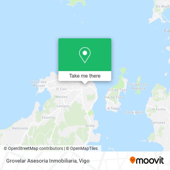 Grovelar Asesoria Inmobiliaria map
