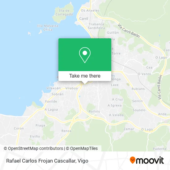 Rafael Carlos Frojan Cascallar map