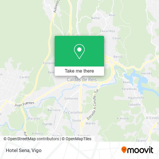 Hotel Sena map