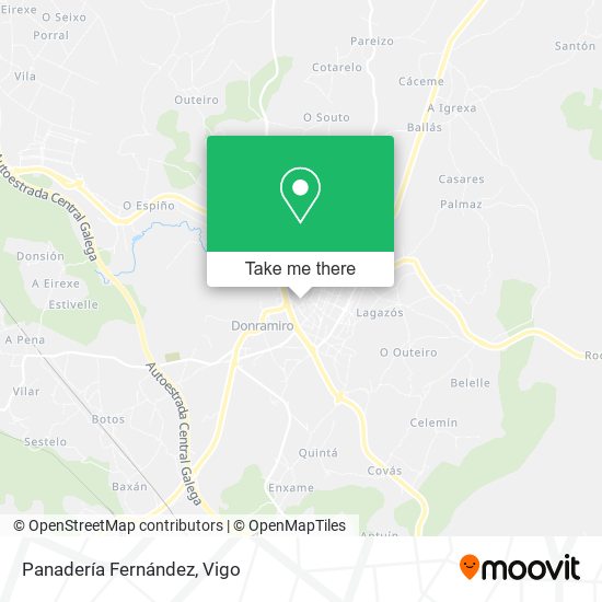 mapa Panadería Fernández