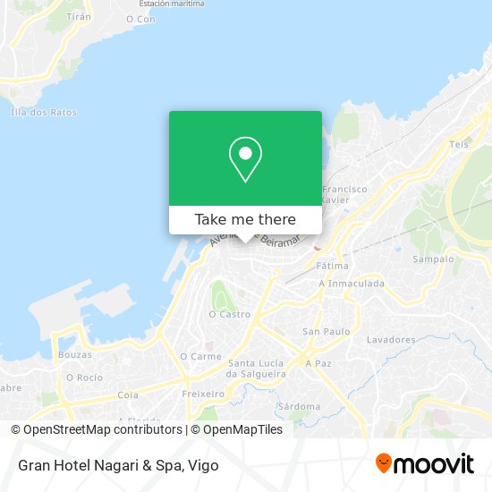 Gran Hotel Nagari & Spa map