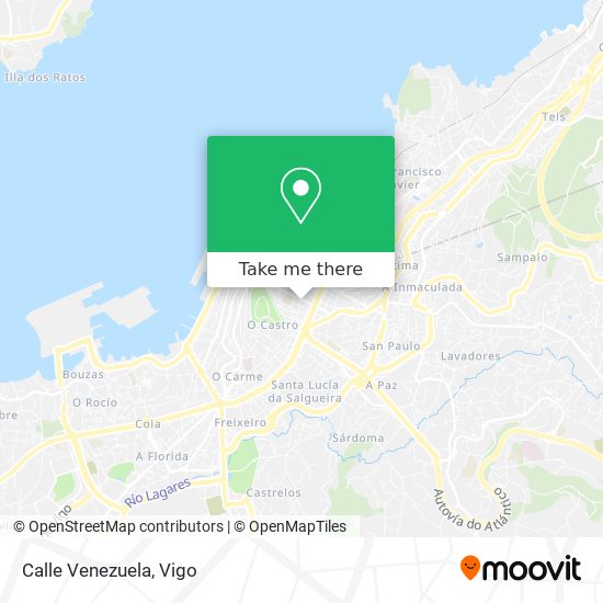 Calle Venezuela map