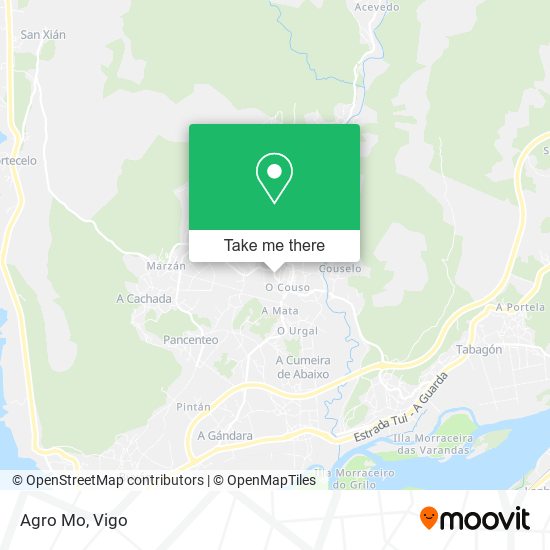 Agro Mo map