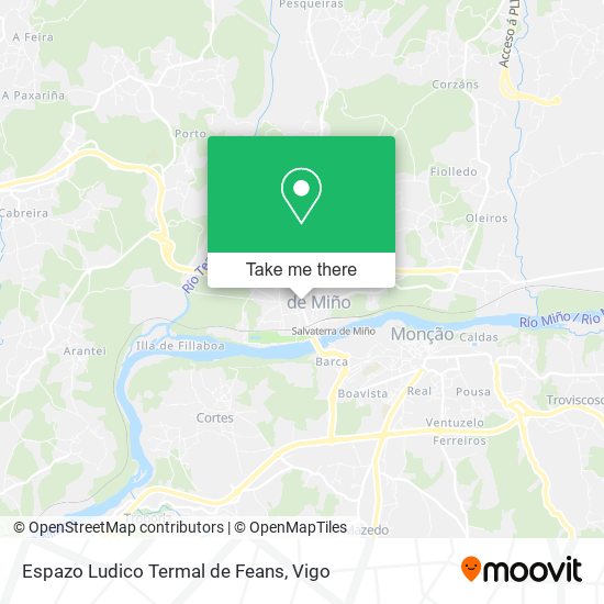 Espazo Ludico Termal de Feans map