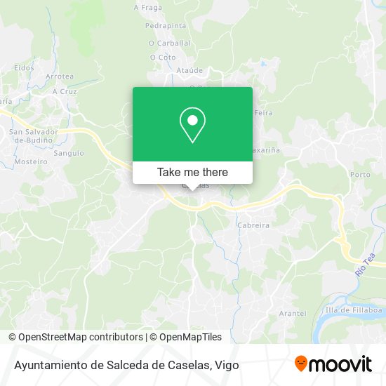 mapa Ayuntamiento de Salceda de Caselas