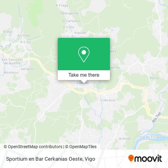Sportium en Bar Cerkanias Oeste map