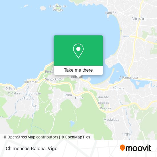 mapa Chimeneas Baiona