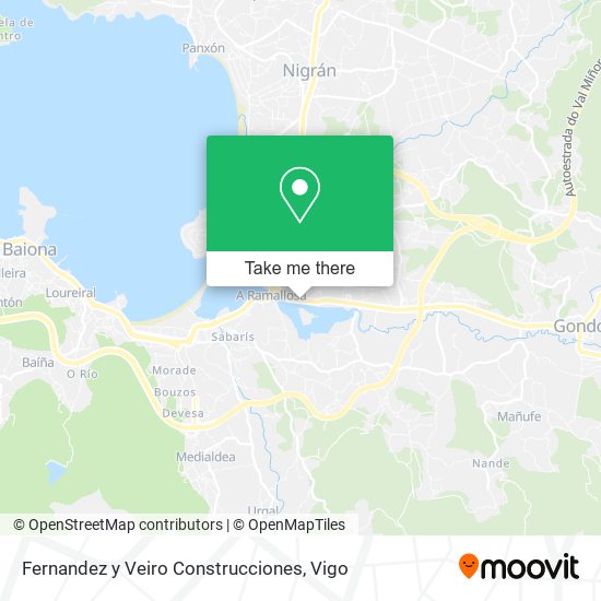 Fernandez y Veiro Construcciones map