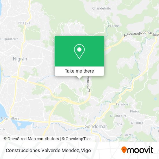 Construcciones Valverde Mendez map