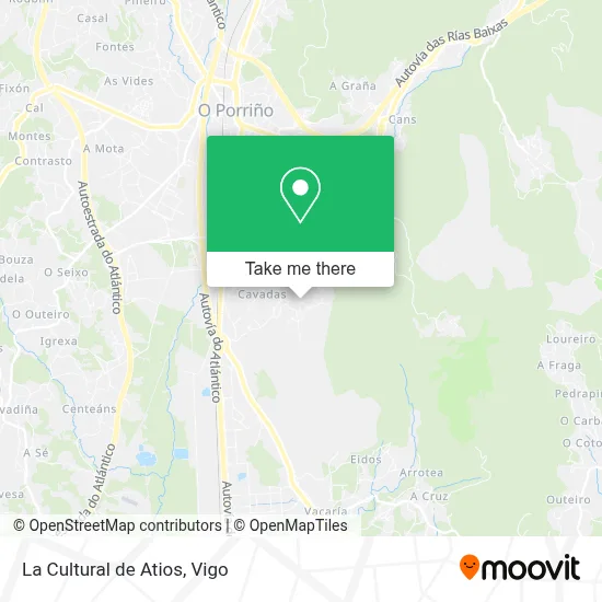 La Cultural de Atios map
