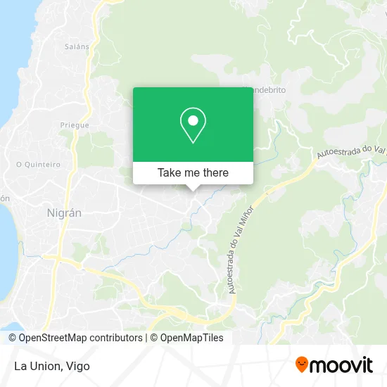 La Union map