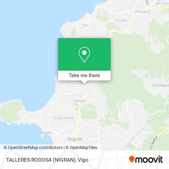 mapa TALLERES RODOSA (NIGRAN)