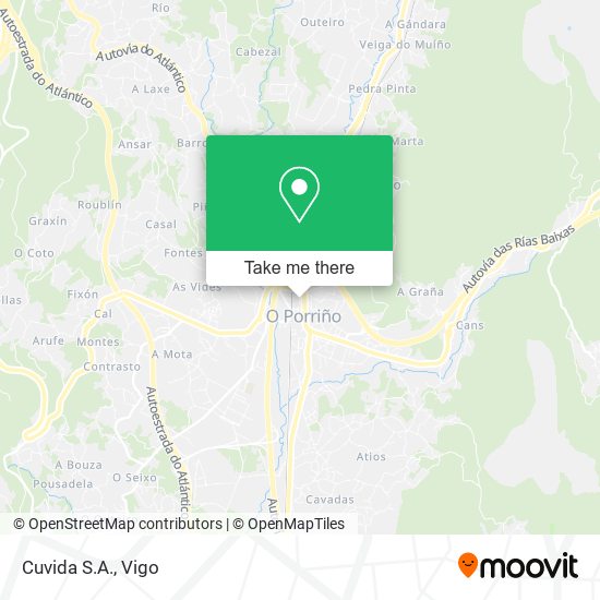 Cuvida S.A. map