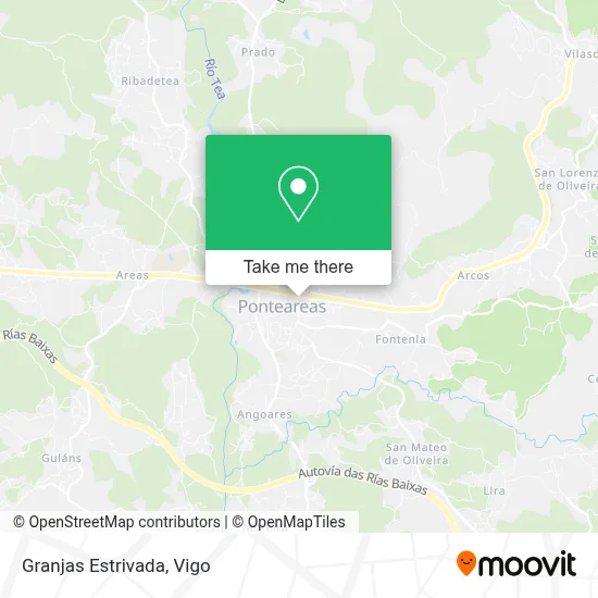 Granjas Estrivada map