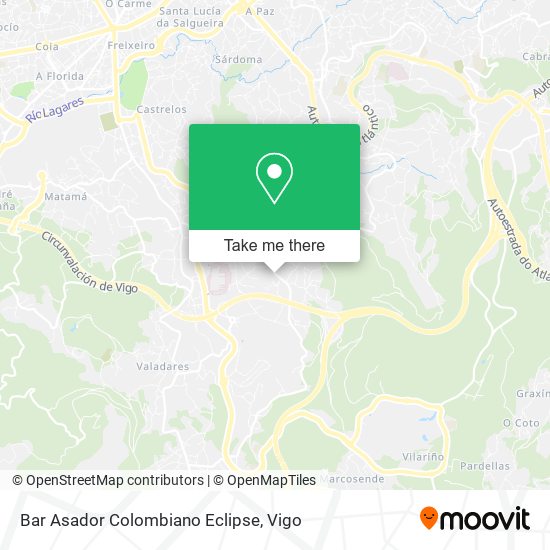 Bar Asador Colombiano Eclipse map