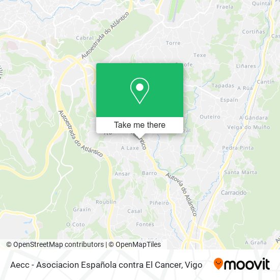 Aecc - Asociacion Española contra El Cancer map