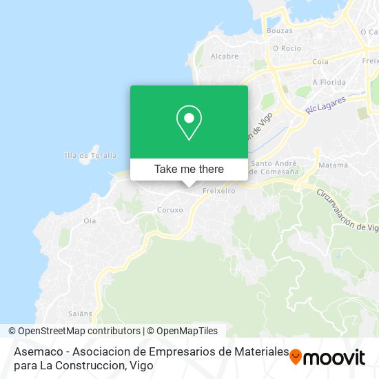 Asemaco - Asociacion de Empresarios de Materiales para La Construccion map