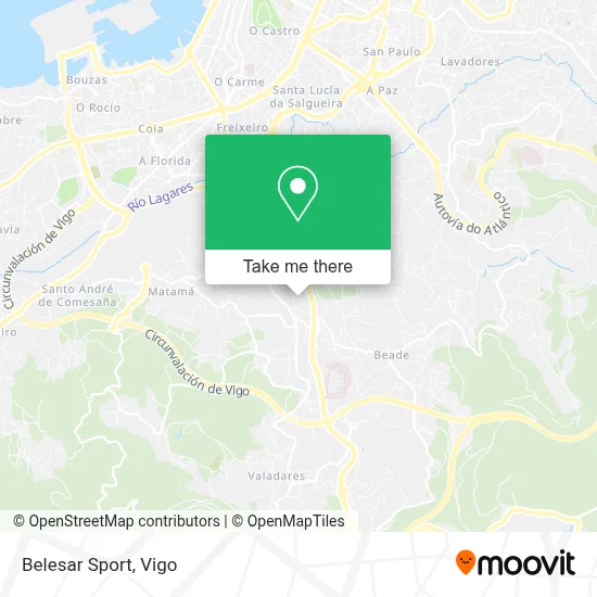 Belesar Sport map