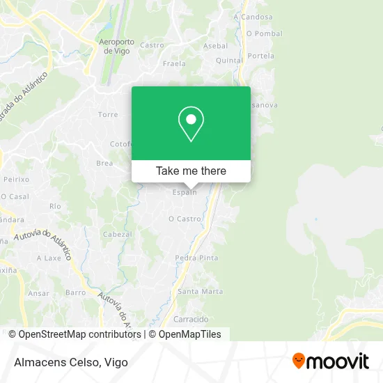 Almacens Celso map