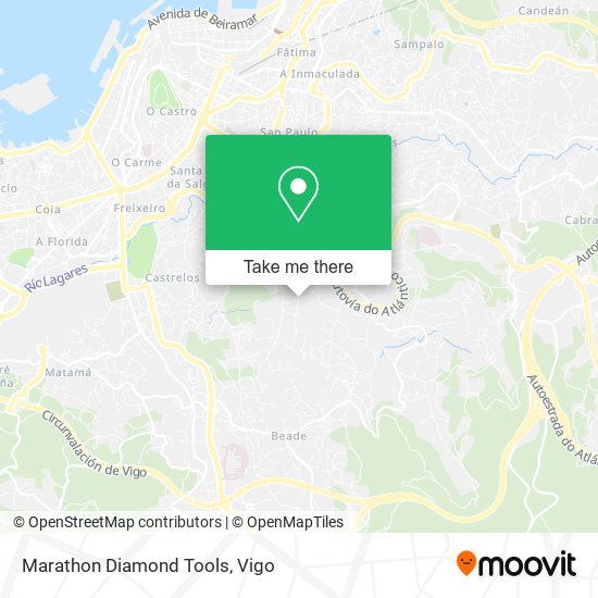 mapa Marathon Diamond Tools