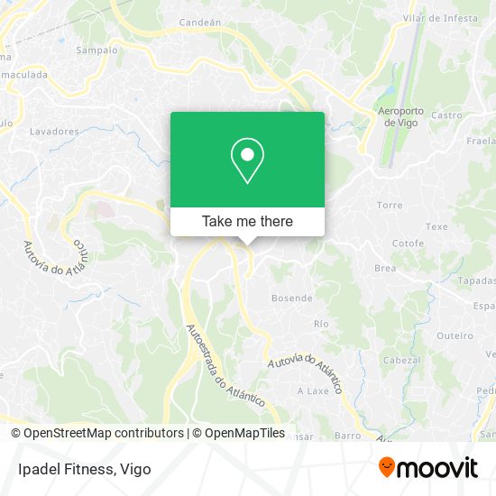 Ipadel Fitness map