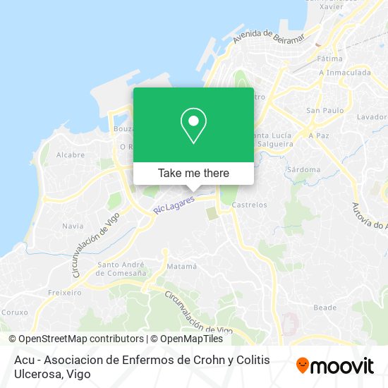 Acu - Asociacion de Enfermos de Crohn y Colitis Ulcerosa map