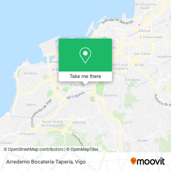 mapa Arredemo Bocatería-Tapería