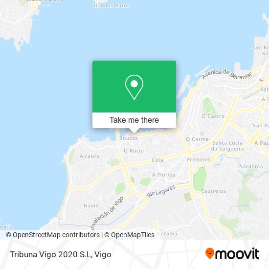 Tribuna Vigo 2020 S.L map