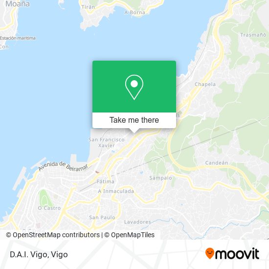 D.A.I. Vigo map