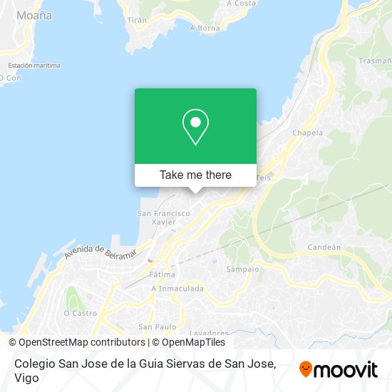 Colegio San Jose de la Guia Siervas de San Jose map