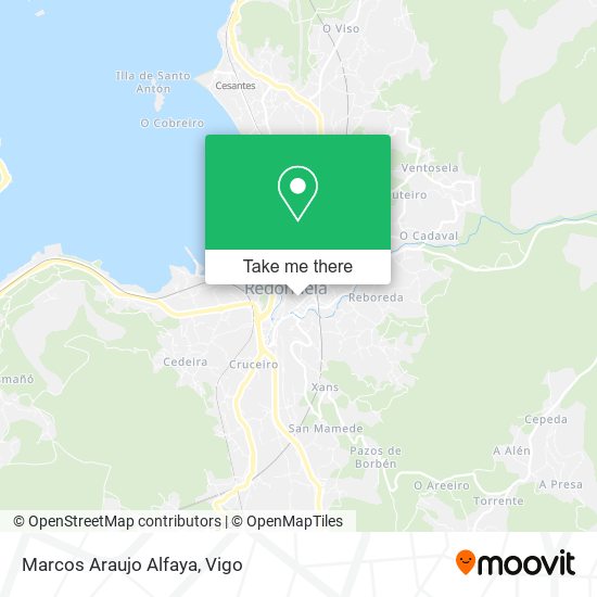 Marcos Araujo Alfaya map