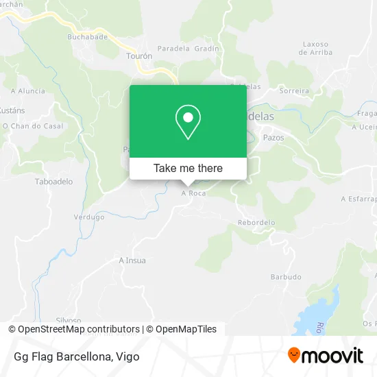 Gg Flag Barcellona map