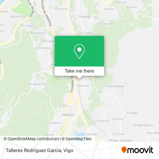 mapa Talleres Rodriguez Garcia