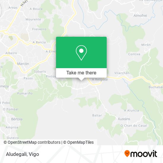 Aludegali map