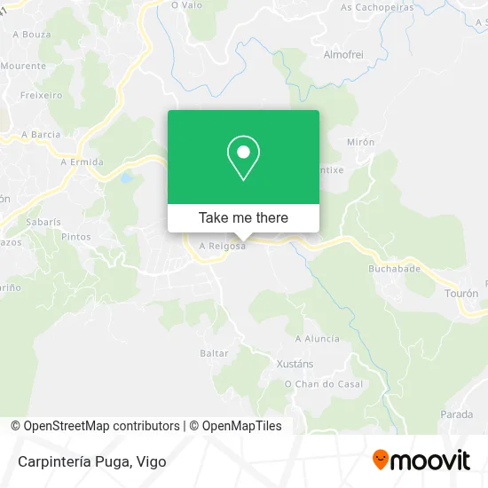 Carpintería Puga map