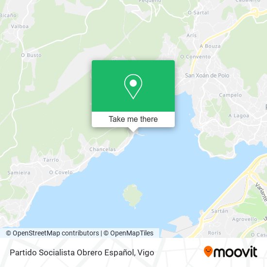 Partido Socialista Obrero Español map