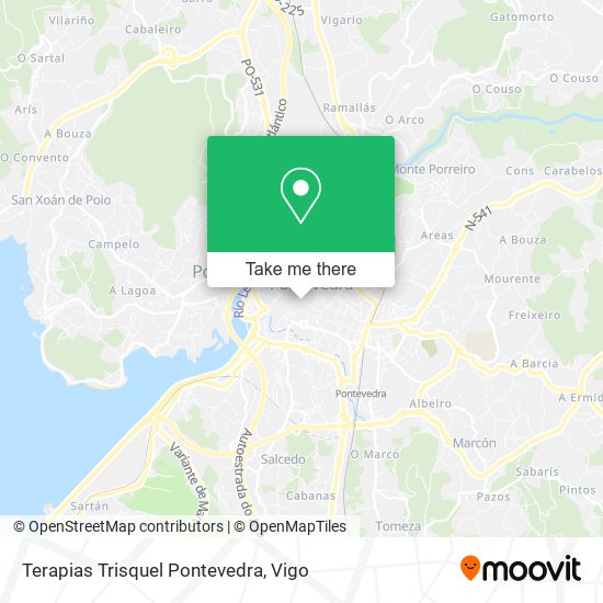 Terapias Trisquel Pontevedra map