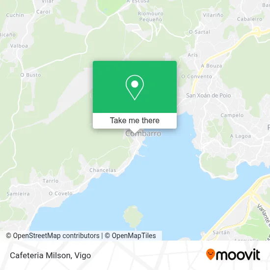 Cafeteria Milson map