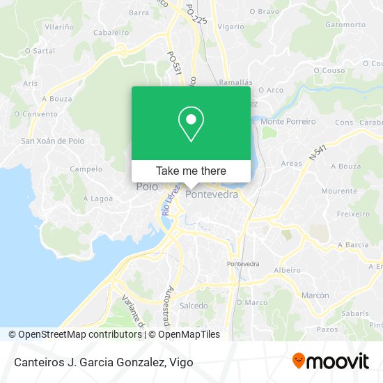 Canteiros J. Garcia Gonzalez map