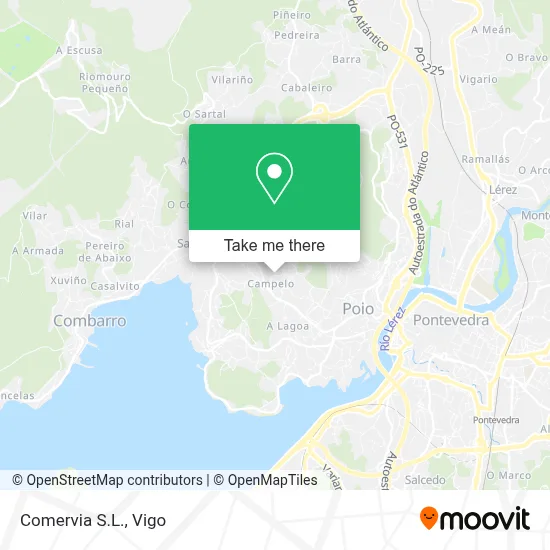 Comervia S.L. map