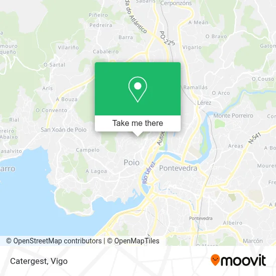 Catergest map