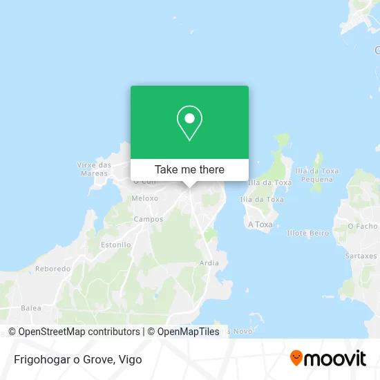 Frigohogar o Grove map