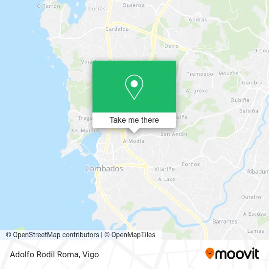 Adolfo Rodil Roma map
