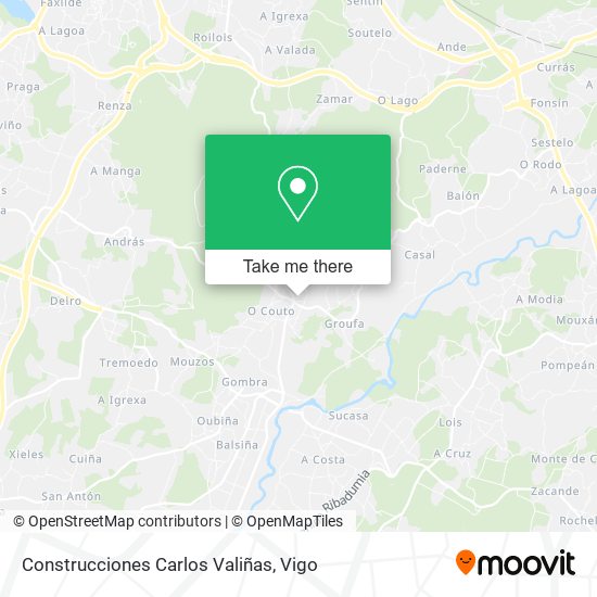 Construcciones Carlos Valiñas map
