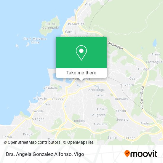 mapa Dra. Angela Gonzalez Alfonso