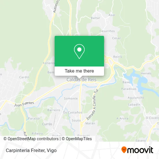 Carpinteria Freiter map